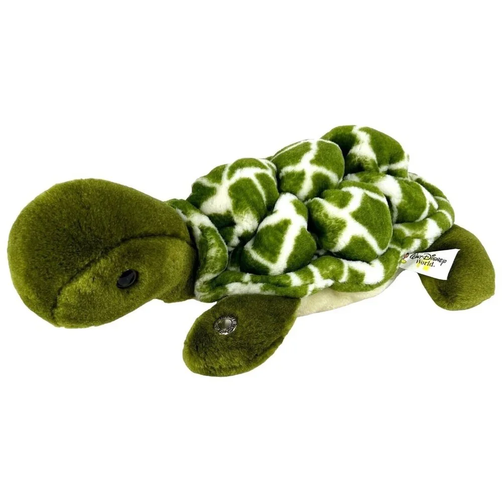 Walt Disney World Living Seas Turtle Plush Green Epcot 13